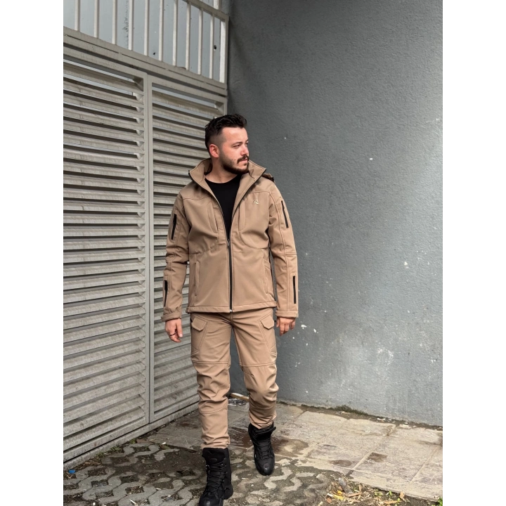 İSSİ Tactical Pro Softshell Kışlık Mont Çöl