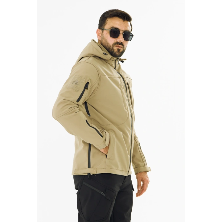 İSSİ Tactical Pro Softshell Kışlık Mont Çöl