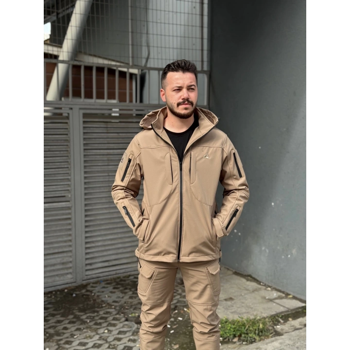 İSSİ Tactical Pro Softshell Kışlık Mont Çöl