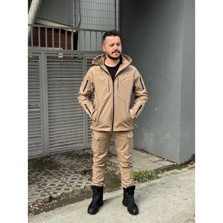İSSİ Tactical Pro Softshell Kışlık Mont Çöl