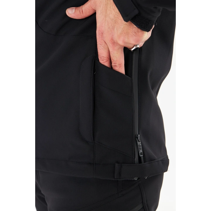 İSSİ Tactical Pro Softshell Kışlık Mont Siyah