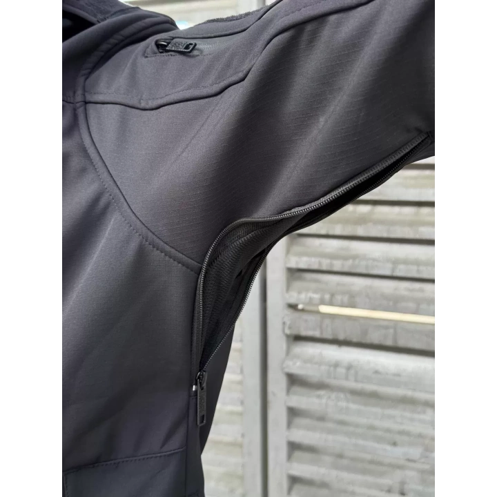 İSSİ Tactical Pro Softshell Kışlık Mont Siyah