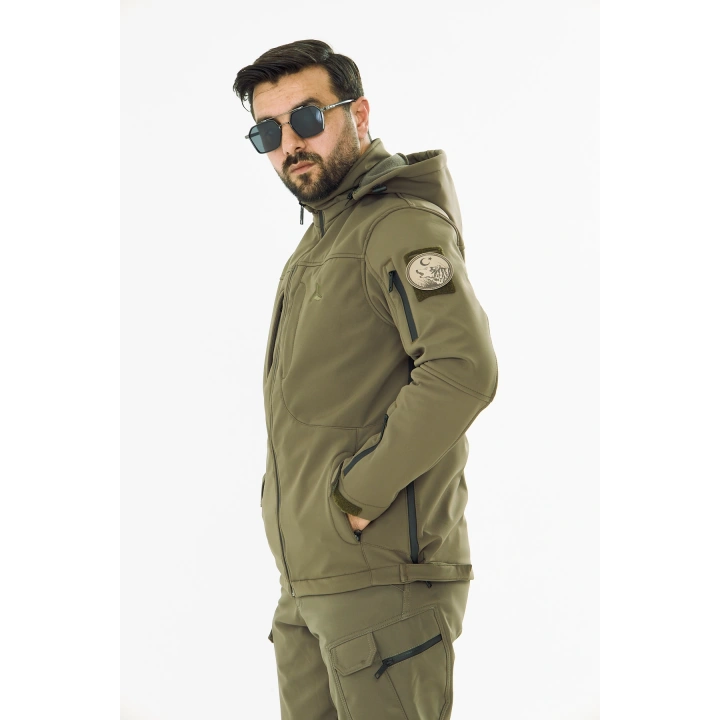 İSSİ Tactical Pro Softshell Kışlık Mont Toprak