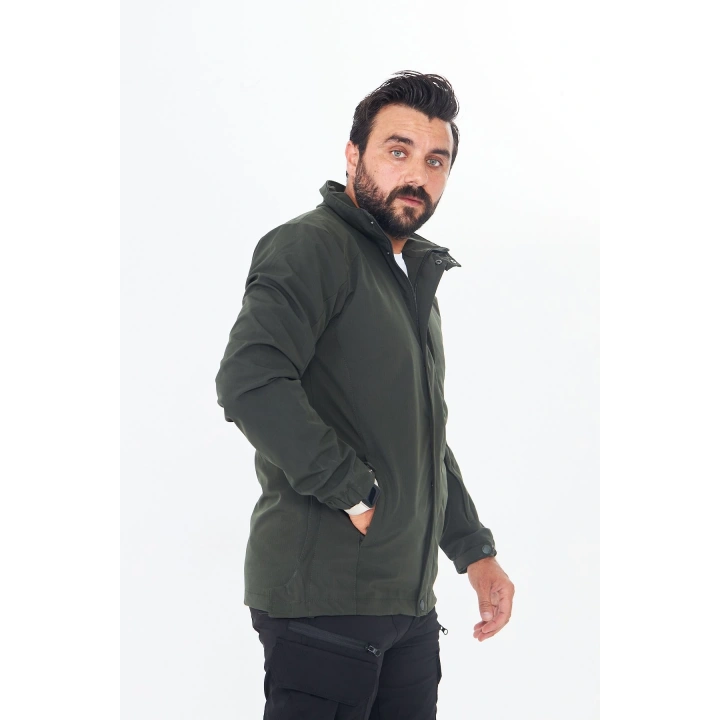 İssi Taktikal Dik Yaka Mevsimlik Ceket - Haki