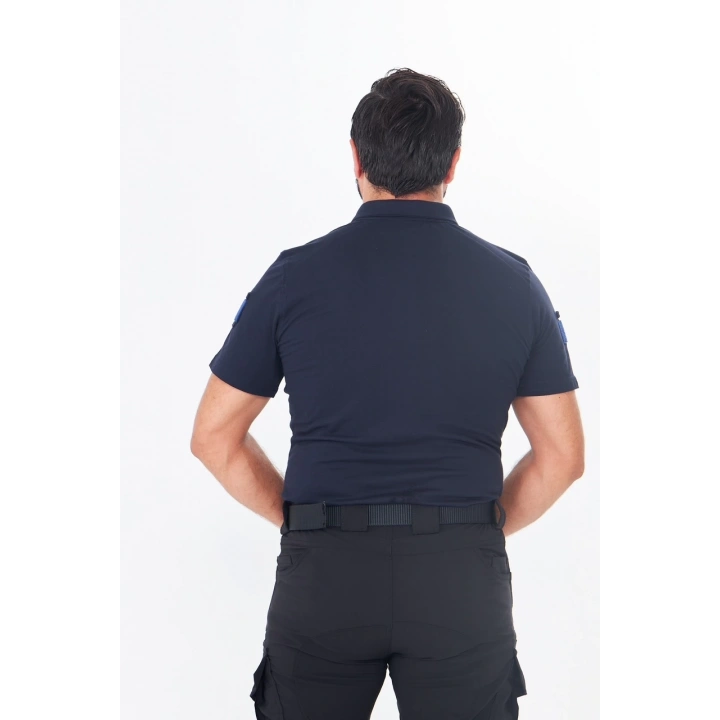 Polo Yaka Taktik Tshirt Lacivert