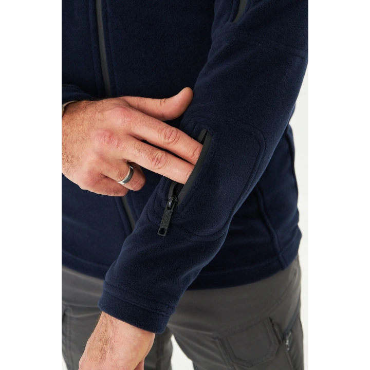 Tactical Outdoor Taktik Hırka Dik Yaka Polar Fermuarlı Polar Lacivert