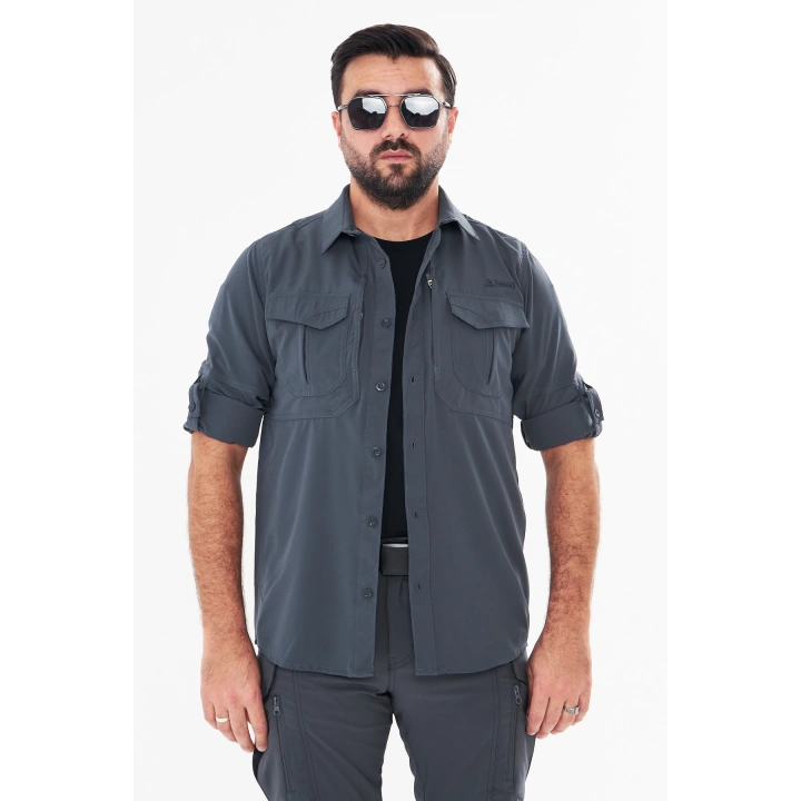 Taktikal Antrasit Premium Gömlek