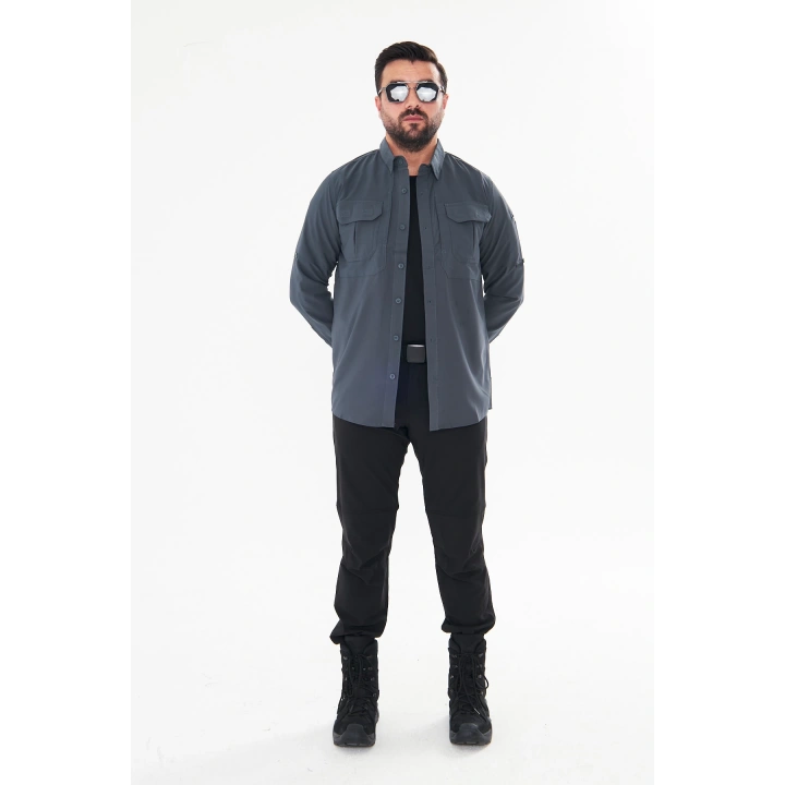 İSSİ Taktikal 701 Antrasit Gömlek