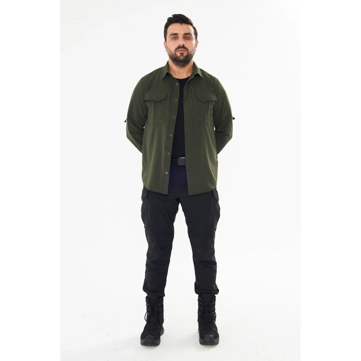 Taktikal Haki Premium Gömlek