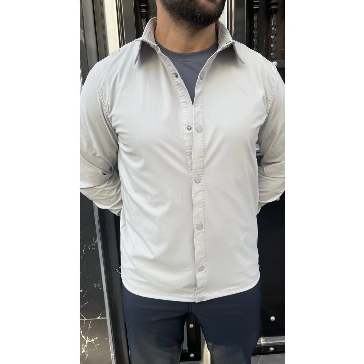 Taktikal Outdoor Mevsimlik Ceket - Açık Gri