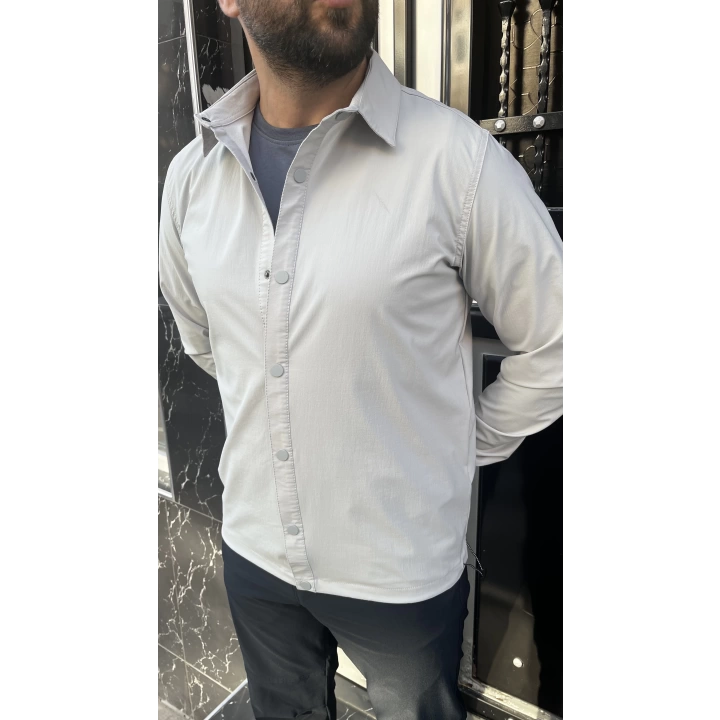 Taktikal Outdoor Mevsimlik Ceket - Açık Gri