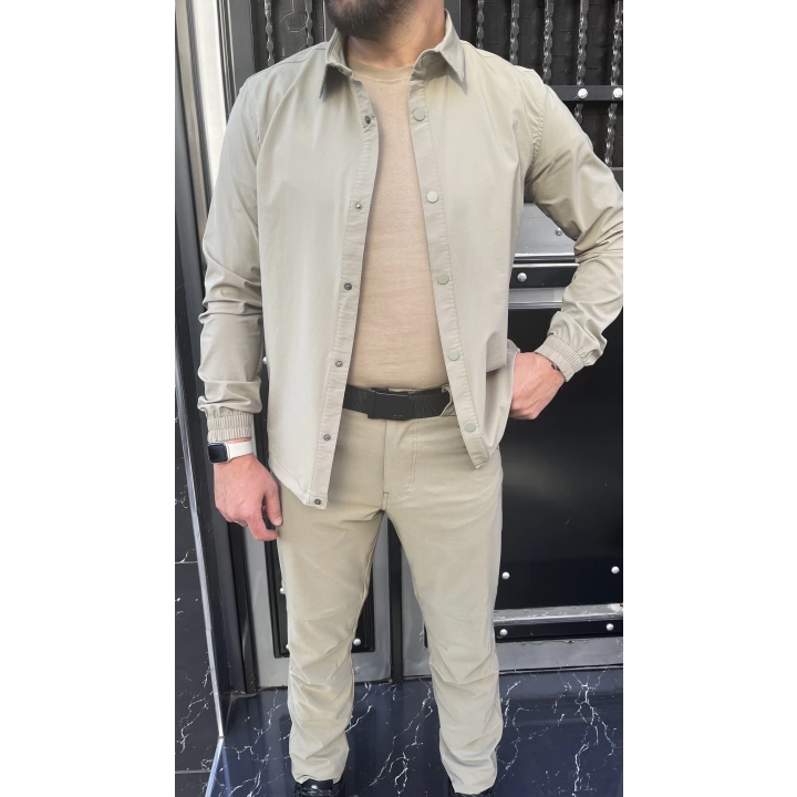 Taktikal Outdoor Mevsimlik Ceket Kombin - Çöl