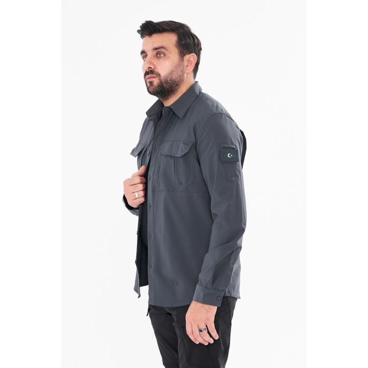 İSSİ Taktikal Pençli Antrasit Gömlek