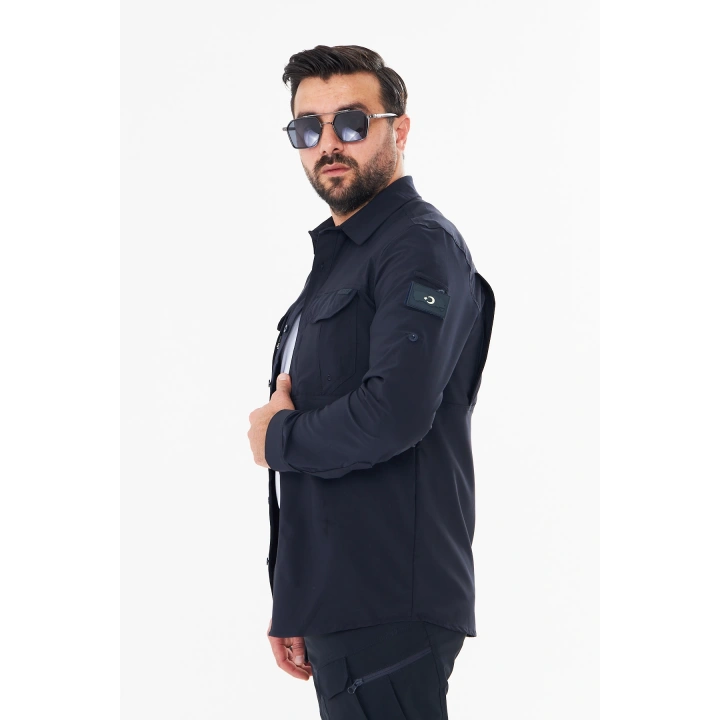 İSSİ Taktikal Pençli Lacivert Gömlek