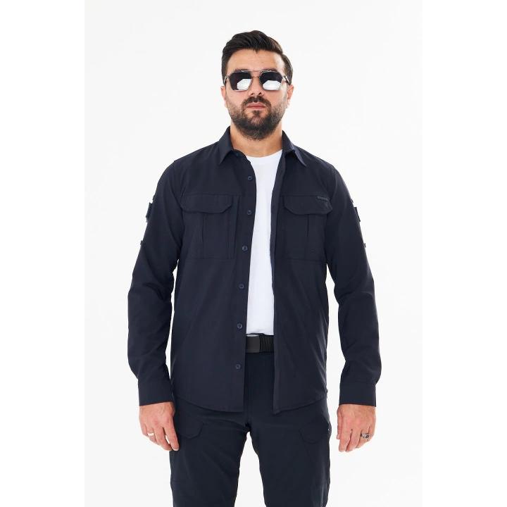 İSSİ Taktikal Pençli Lacivert Gömlek