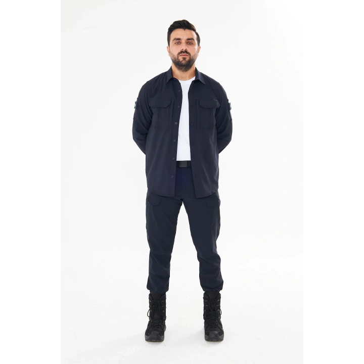 İSSİ Taktikal Pençli Lacivert Gömlek