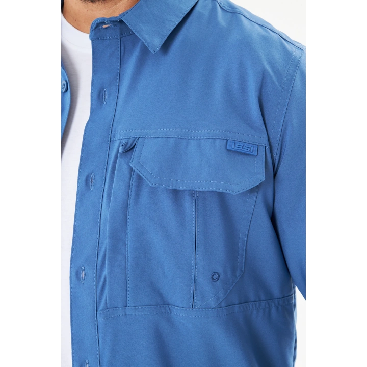 Taktikal Pençli Mavi Gömlek