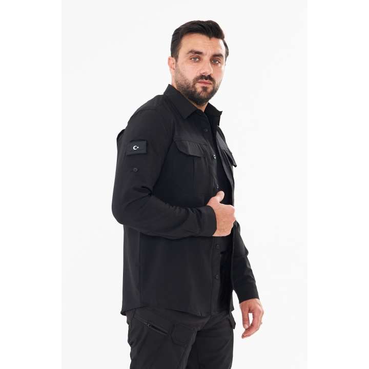 İSSİ Taktikal Pençli Siyah Gömlek