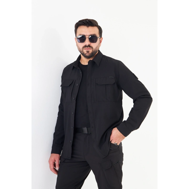 İSSİ Taktikal Pençli Siyah Gömlek
