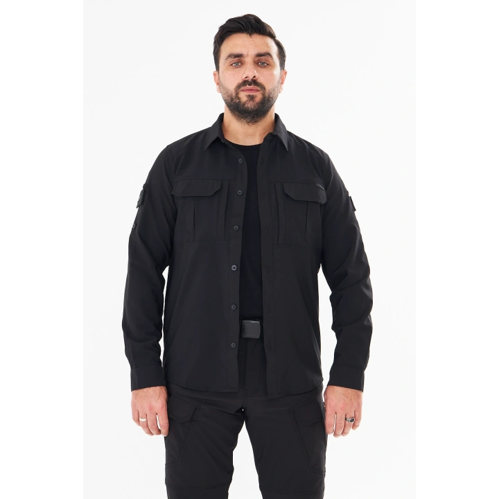 İSSİ Taktikal Pençli Siyah Gömlek