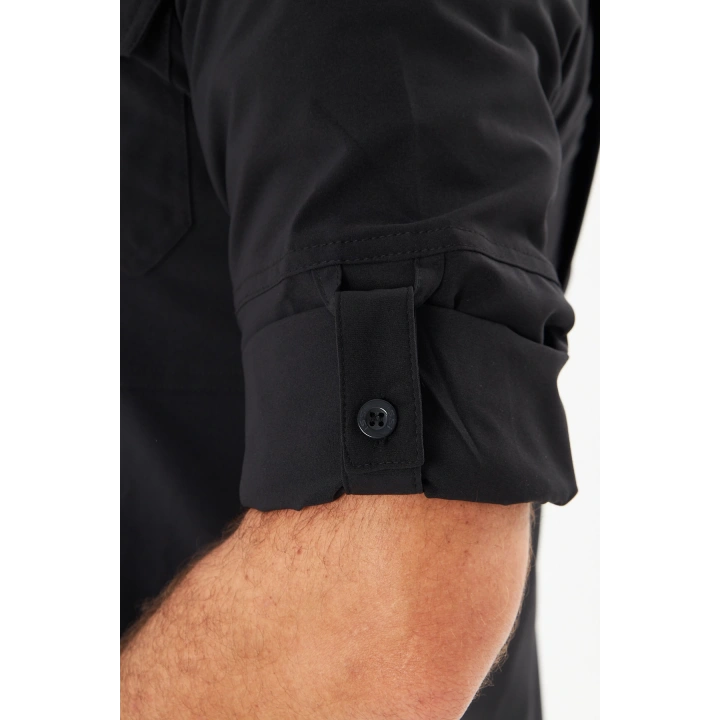 Taktikal Siyah Premium Gömlek