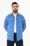 Taktikal Pençli Mavi Gömlek