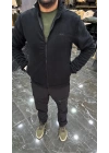 DÜZ POLAR HIRKA SİYAH