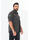 İssi 706 Taktik Tek Bayrak Pençli Haki Gömlek