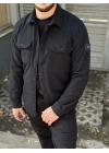 İSSİ Kışlık Pençli Gömlek Siyah