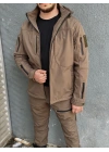 İSSİ Tactical Pro Softshell Kışlık Mont Toprak