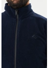 Tactical Outdoor Taktik Hırka Dik Yaka Polar Fermuarlı Polar Lacivert