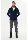 Tactical Outdoor Taktik Hırka Dik Yaka Polar Fermuarlı Polar Lacivert