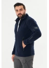 Tactical Outdoor Taktik Hırka Dik Yaka Polar Fermuarlı Polar Lacivert