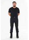 İSSİ Taktikal Düz Siyah 505 Model Pantolon
