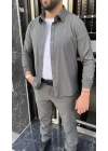 Taktikal Outdoor Mevsimlik Ceket Kombin - Antrasit