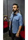 Taktikal Pençli Açık Mavi Gömlek