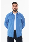 Taktikal Pençli Mavi Gömlek