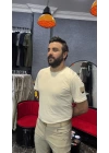 Tereyağı Bisiklet Yaka T-Shirt