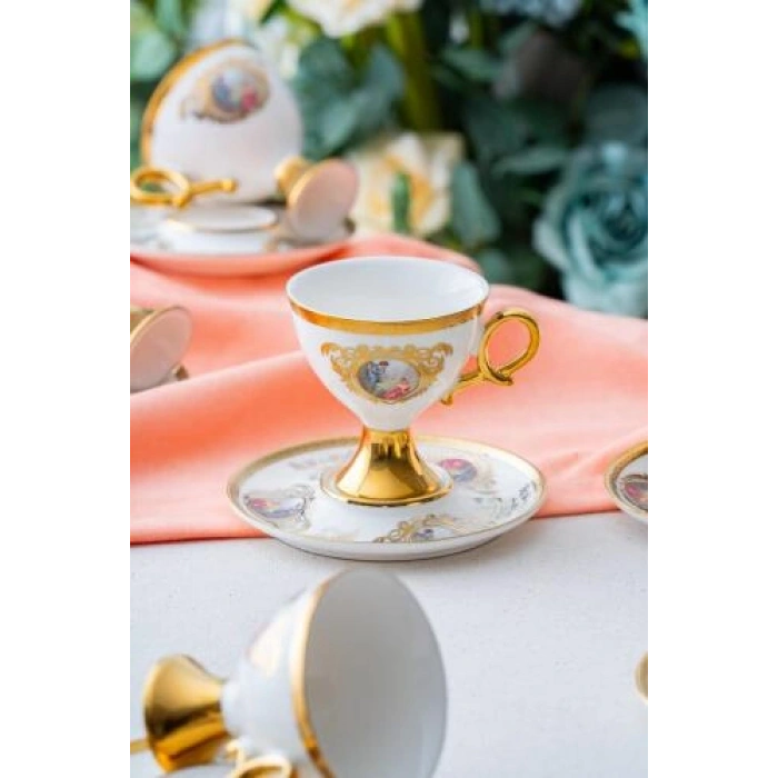 Rosanna 6 Kişilik Kahve Fincanı Takımı - 90 ml