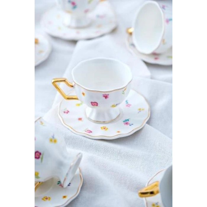 Camilla 6 Kişilik Kahve Fincanı Takımı - 90 ml