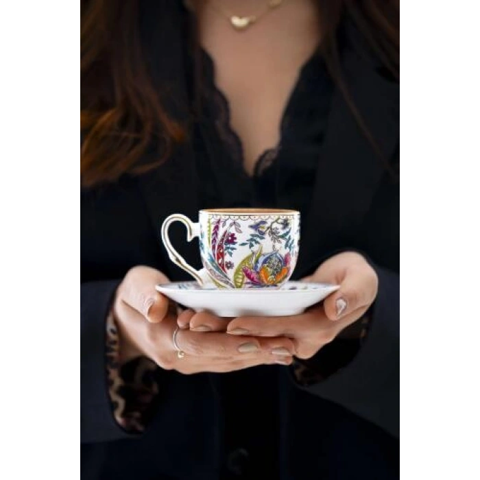 Kaira 6 Kişilik Kahve Fincanı Takımı - 90 ml