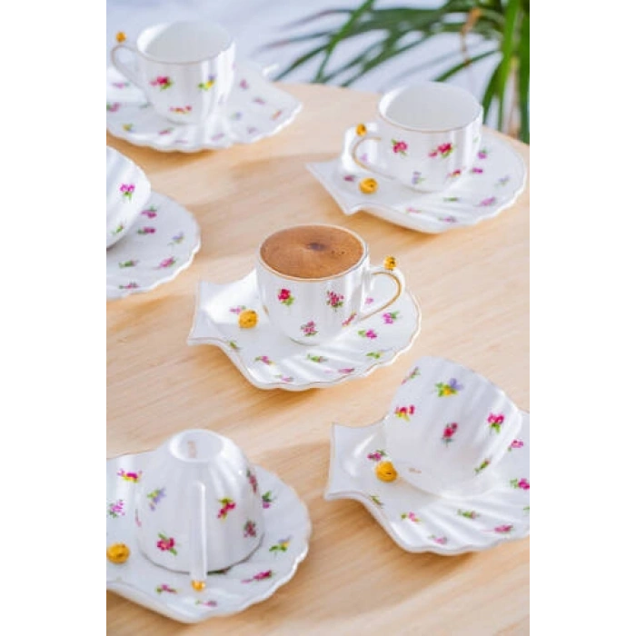 Ladurée 6 Kişilik Kahve Fincan Takımı - 75 ml