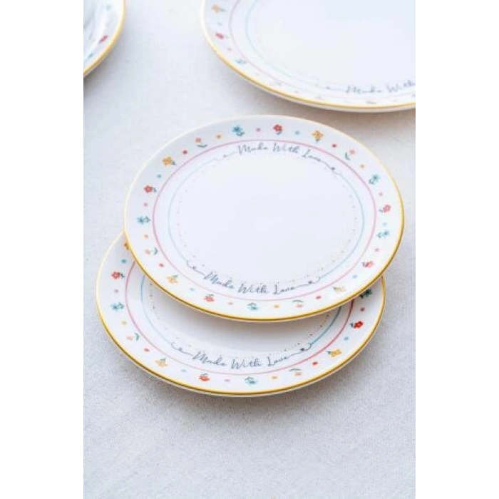 Livaldi 6 Parça Pasta Tabağı - 19 cm