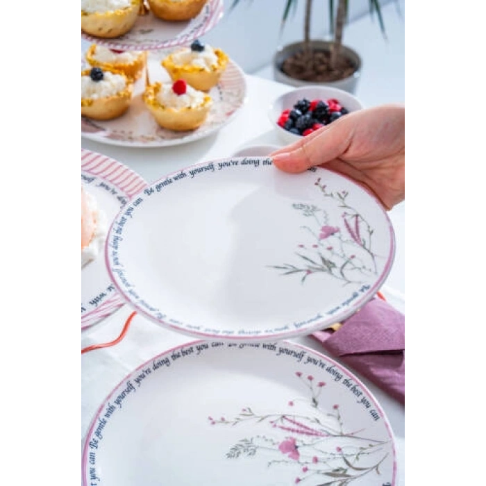 Laila 6 lı Pasta Tabağı - 19 cm