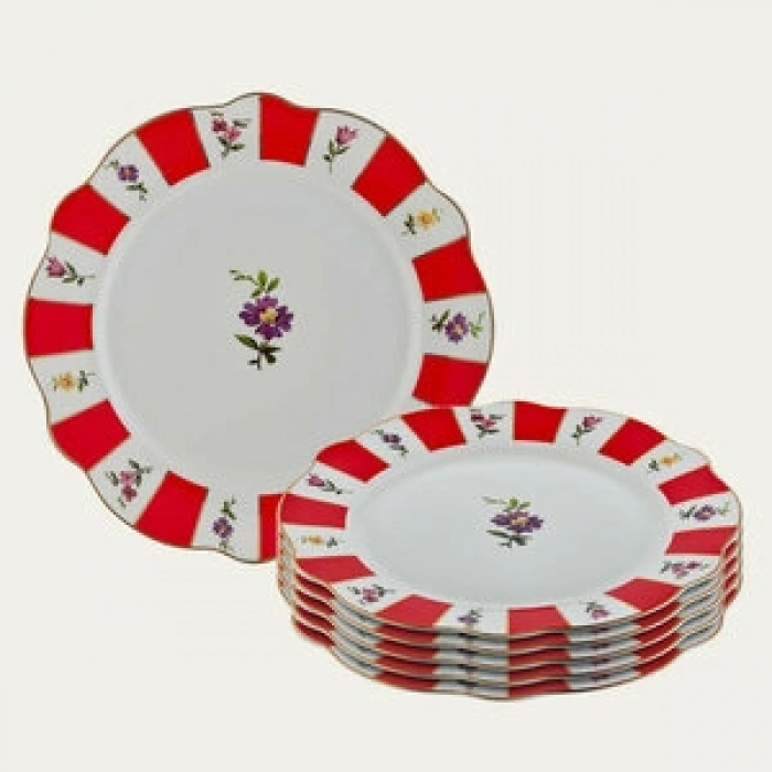 ACEM KIRMIZI SERVİS TABAK 27 CM