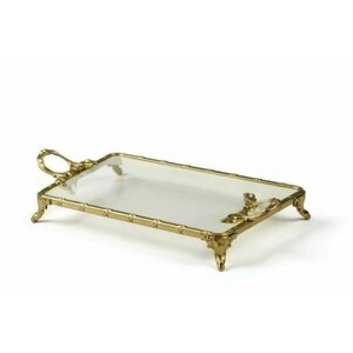 CLASSY DİKDÖRTGEN SUNUM TABAK ANTİK 20*36