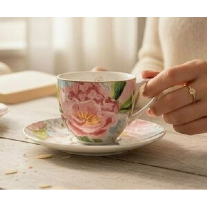 FULL BLOOM 6LI KAHVE FİNCANI 100 ML.