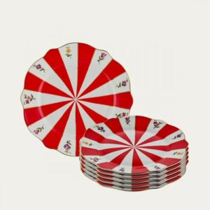 ACEM KIRMIZI PASTA TABAK 19,5 CM