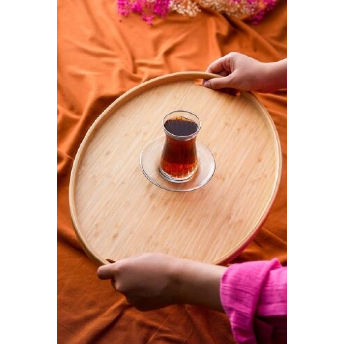 Bambu Sunum Tepsi - 45 cm