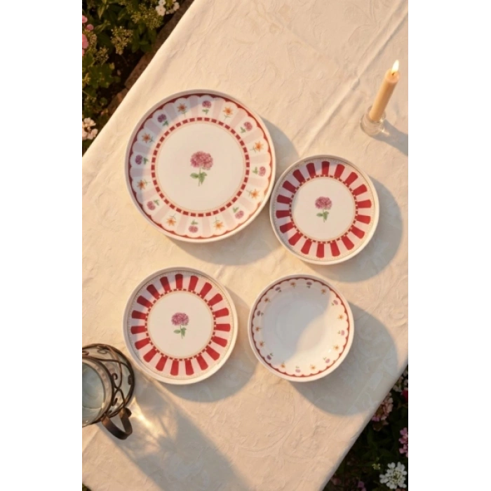 Cherina 6 Kişilik 24 Parça Yemek Takımı